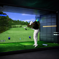 Golf Simulator Built for Elite Performance, 4K Short-Throw Projector, Precision Launch Monitor, Impact Screen