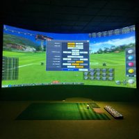 Golf Simulator Built for Elite Performance, 4K Short-Throw Projector, Precision Launch Monitor, Impact Screen