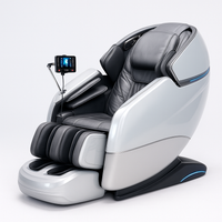 Massage Chair Engineered for Full Body Recovery, AI-Powered Technology, Premium Leather, Touchscreen Control