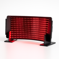 Red Light Therapy Panel Designed for Full Face Coverage, Curved Arc Design, NIR Wavelengths, Desktop Stand