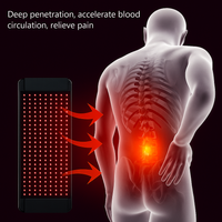 Red Light Therapy Panel Designed for Full Face Coverage, Curved Arc Design, NIR Wavelengths, Desktop Stand