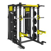 Counterbalanced Smith Machine Engineered for Home Gyms, 11-Gauge Steel, Dual Cable Columns, Pull-Up Station