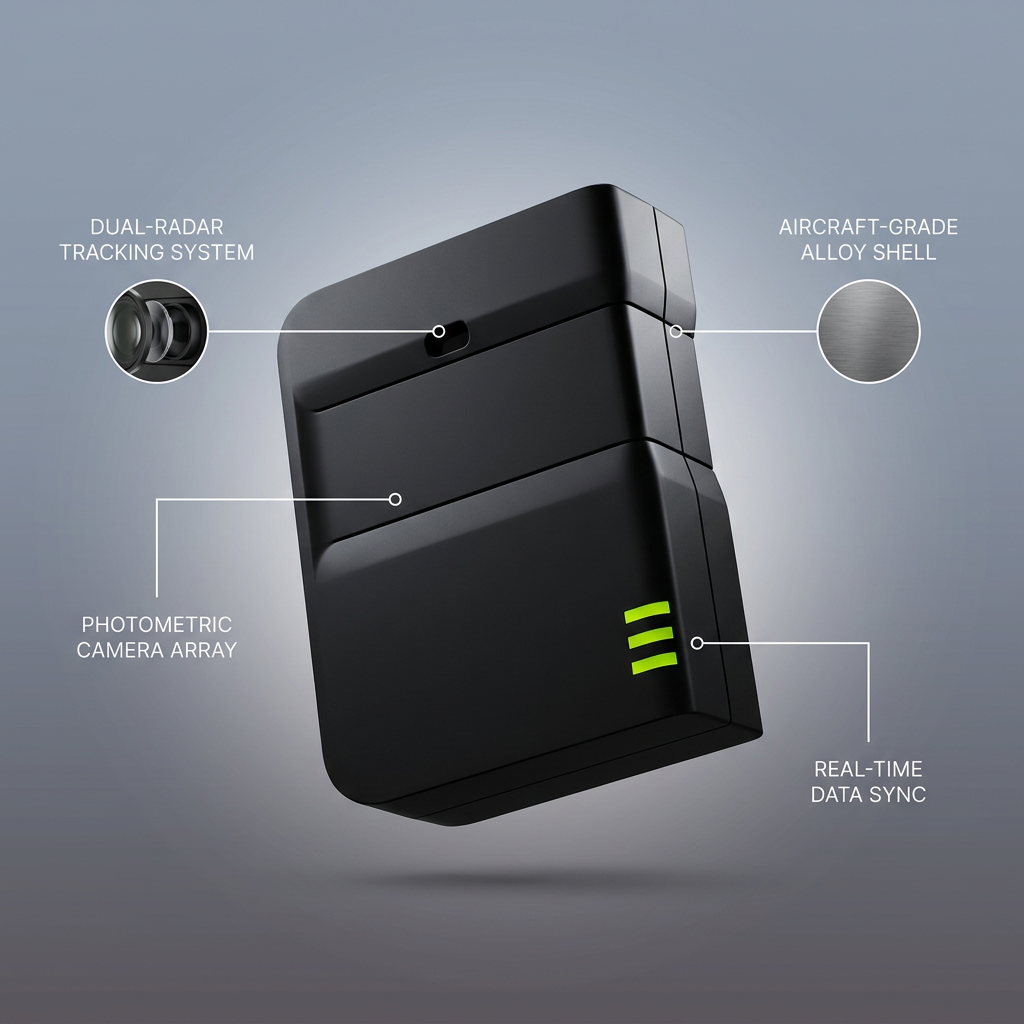 AeroSight V3 Pro Launch Monitor — infographic