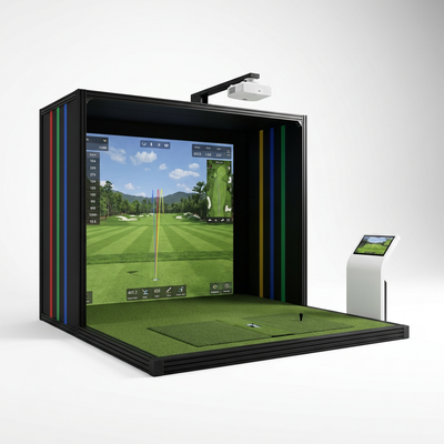 Golf Simulator Built for Elite Performance, 4K Short-Throw Projector, Precision Launch Monitor, Impact Screen