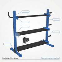 IronHaven Pro Series Weight Rack — How It Works