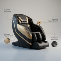 LuminaNova Halo-X Massage Chair — infographic
