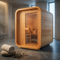 NordicHaven Arc 2-Person Dry Heat Sauna — Studio Shot