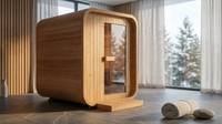 NordicHaven Arc 2-Person Dry Heat Sauna — Lifestyle