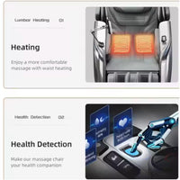 Massage Chair Engineered for Full Body Recovery, AI-Powered Technology, Premium Leather, Touchscreen Control