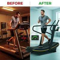 StrideForm ApexCurve Manual Treadmill — Before & After