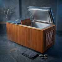 TimberChill Glacier Pro Cedar Cold Plunge — Studio Shot