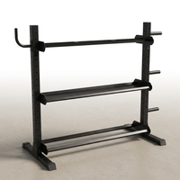 TitanForge Elite Dumbbell Rack — Studio Shot