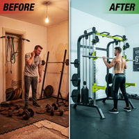 VulcanPrime SMX 900 Counterbalanced Smith Machine — Before & After