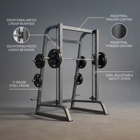 VulcanPrime SMX 900 Counterbalanced Smith Machine — infographic